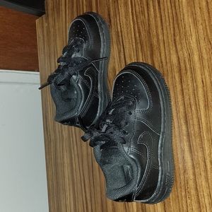 Black Nike Air Force 1s